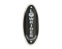Steuerkopf Schild "Lowrider Collection" Schwarz...