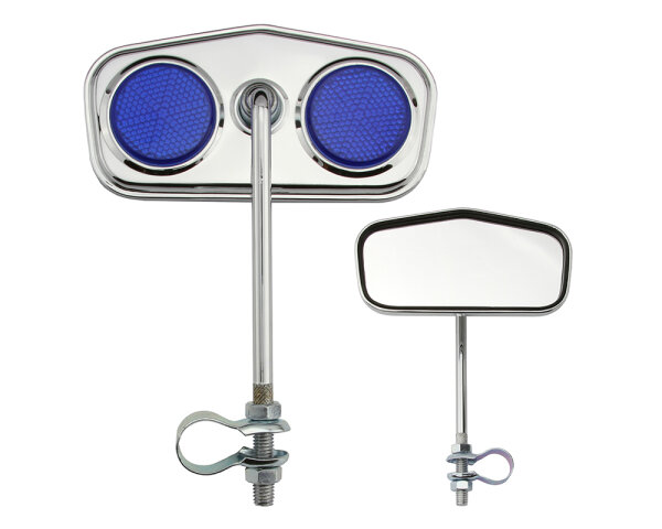 Spiegel Diamant Blau