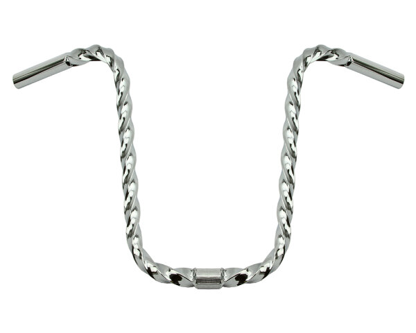 Handlebar 15" Apehanger Twisted Chrome Lowrider