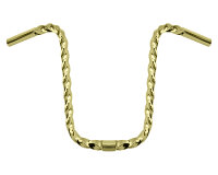 Lenker 15" Apehanger Square Twisted Gold