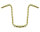 Handlebar 15" Apehanger Twisted Gold Lowrider