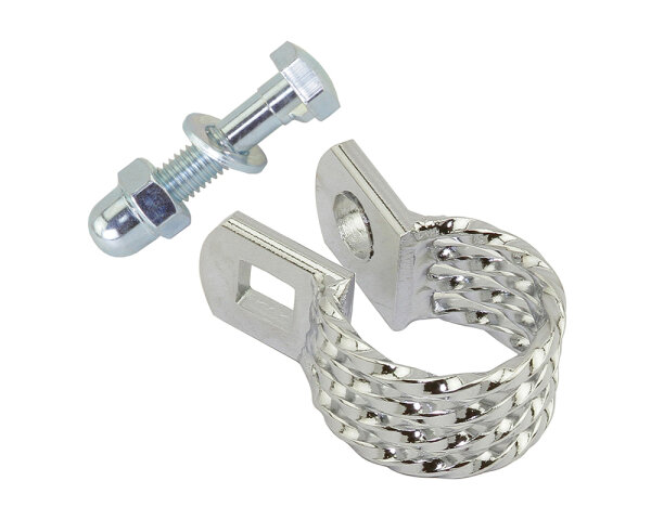 Seat Clamp Twisted Chrome Lowrider