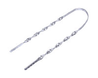 Sissy Bar 21 Zoll Twisted Flat Chrom