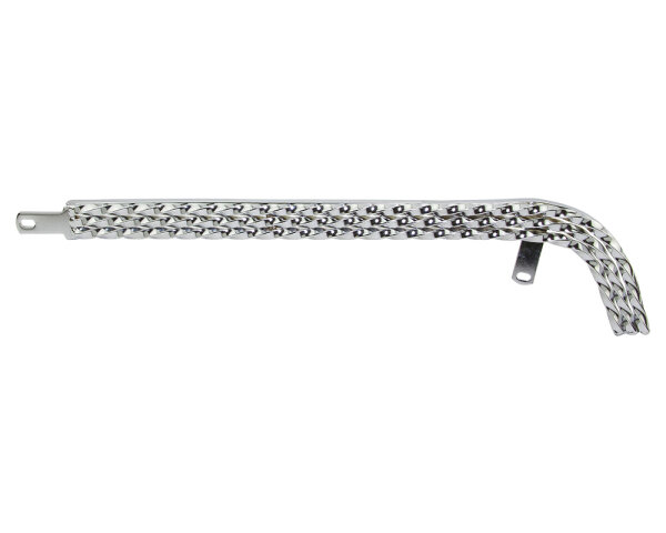 Chain Guard Triple Square Twisted 26" Chrome Lowrider