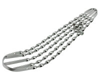 Bananensattel 20" Twisted Chrom
