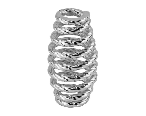 Feder Twisted Springergabel Chrom