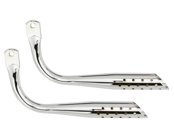 Auspuff  Set "Classic" Chrom