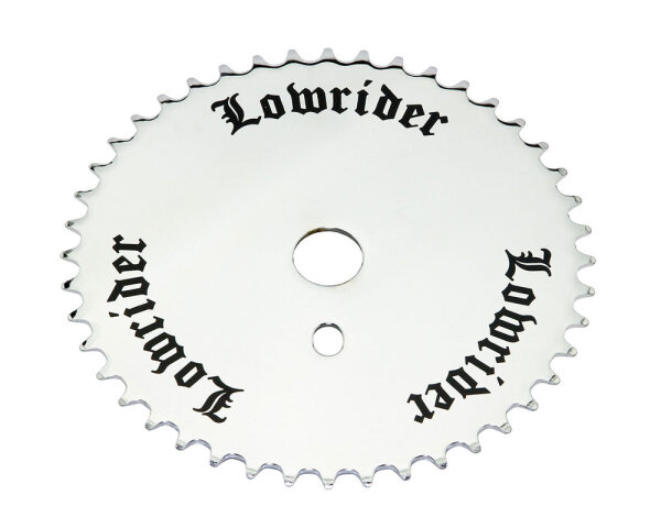 Chainring 44t "Lowrider" Chrome
