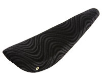 Bananensattel 20" Velours Schwarz