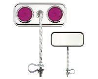 Spiegel Square Twisted Chrom Purple