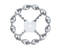 Lenkrad Flat Twisted Chrom