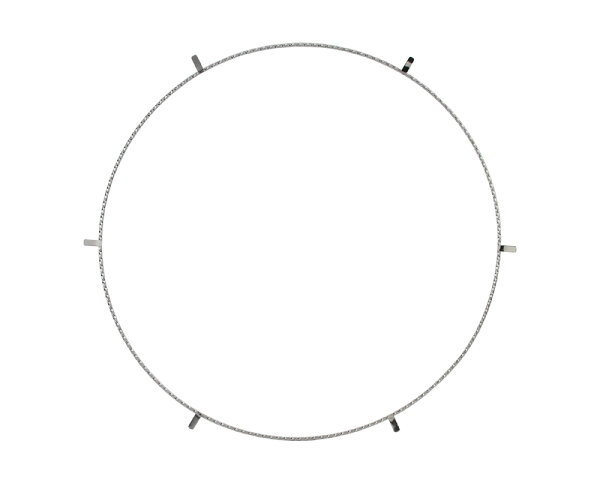 20 Lowrider Square Twisted Wheel Trim Chrome