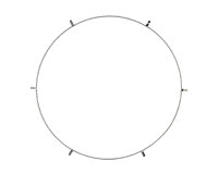 Radzierblende 20 Zoll Twisted Chrom