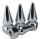 Spike Nut M6 Chrome