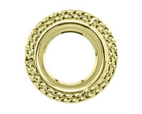 Tretlager Abdeckung Double Square Twisted Gold