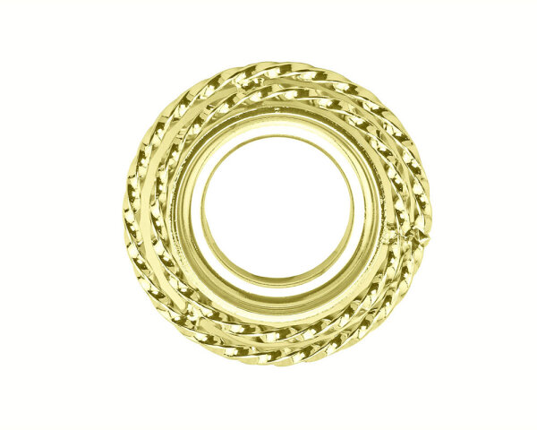 Steuerkopf Abdeckung Double Square Twisted Gold