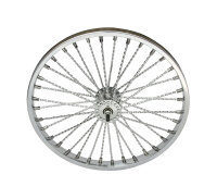 20 Zoll Laufrad 36 Twisted Speichen Chrom VR