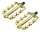 Pedals Set Twisted Gold Lowrider 1/2