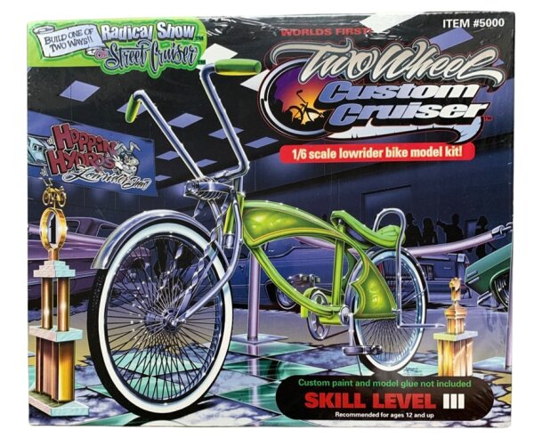 Lowrider Fahrrad Modell Bausatz 1:6 Hoppin Hydros 5000