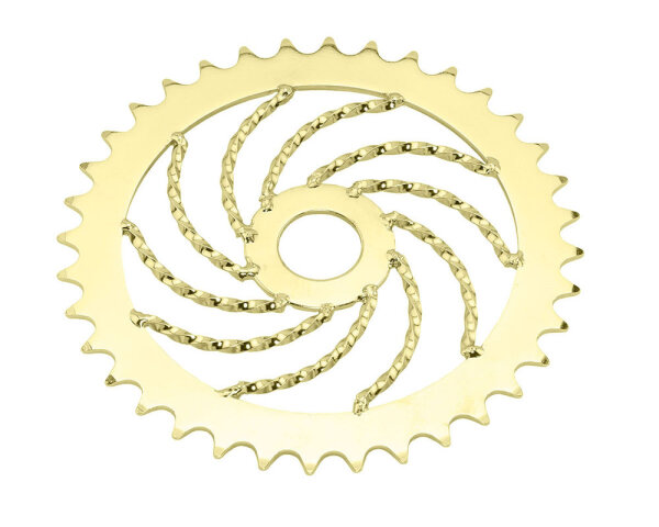Kettenblatt 36 Zähne Twisted Gold