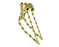 Springergabel 20 Zoll Twisted Bent Gold