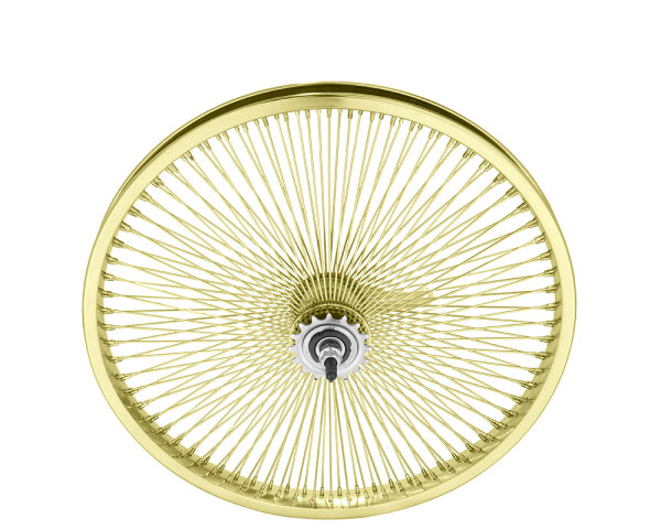 20 Zoll Laufrad 144 Speichen Gold HR