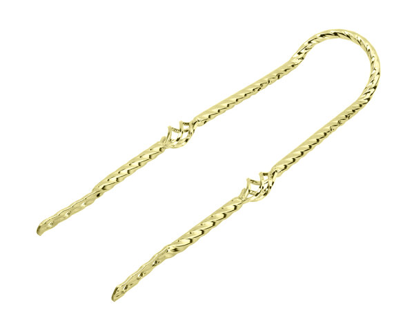 Sissy Bar 24 Inch Square Cage Twisted Gold