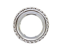 Tretlager Abdeckung Square Twisted Chrom