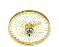 16 Zoll Laufrad 72 Speichen HR Gold Coaster