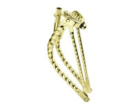 Springergabel 20 Zoll Square Twisted Bent Gold
