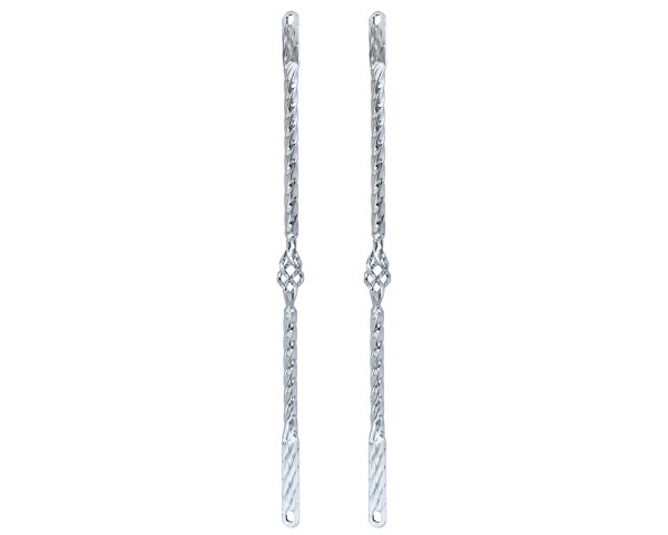 Fork Bars Cage Twisted Lowrider 26"