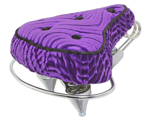 Cruiser Sattel Velours Lila