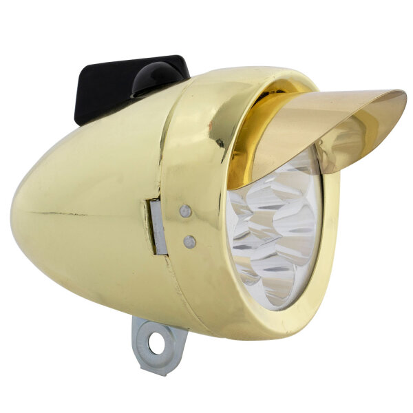 Lampe LED Gold mit Visor