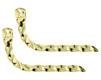 Auspuff Set Square Twisted Gold