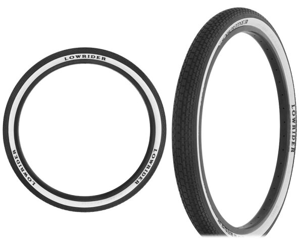 Lowrider Tire Whitewall 26"