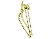 Springergabel 26" Bent Square Twisted Gold