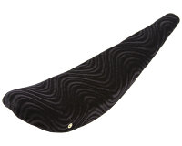 Bananensattel 26" Velours Schwarz