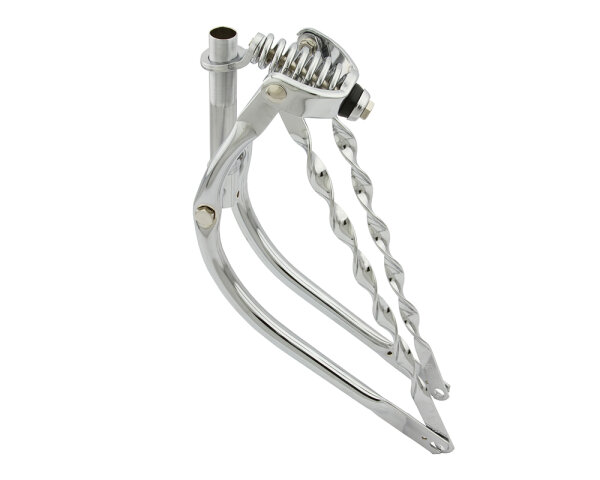 Springergabel 20 Zoll Bent Chrom Twisted Streben