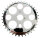 Chainring 36 teeth "Lowrider Head" Chrome
