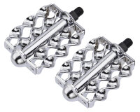 Pedals Set Double Twisted Chrom