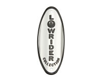 Nameplate "Lowrider Collection" Chrome / Black