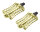 Pedalen Set Butterfly Gold 1/2"