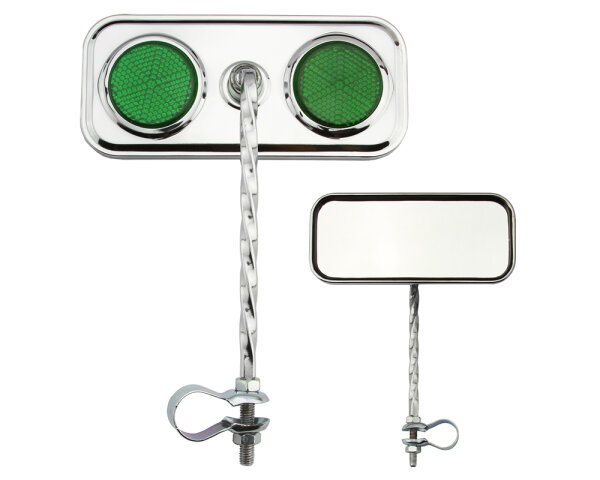 Mirror Green Reflector Twisted SQR