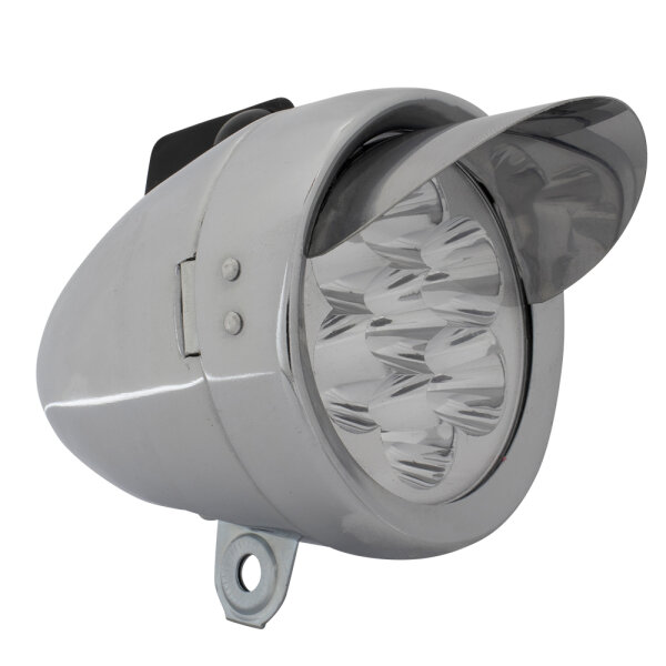 Lampe LED Chrom mit Visor