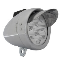 Lampe LED Chrom mit Visor