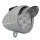 Lampe LED Chrom mit Visor