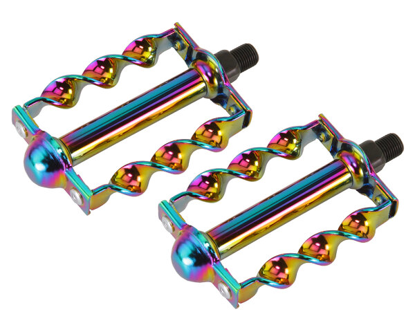 Pedalen Set Twisted Oil Slick 1/2"