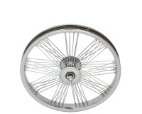 16 Inch Wheel 72 Spokes Front Chrome Fan