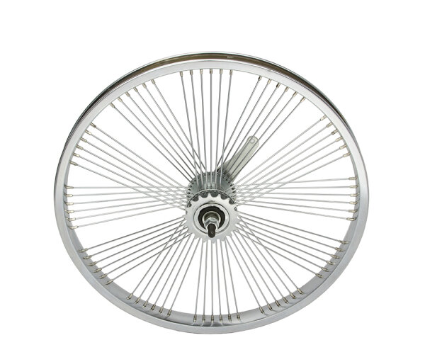 20 Zoll Laufrad 72 Speichen Ventilator Chrom HR