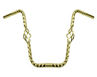 Lenker 15" Apehanger Twisted Cage Gold